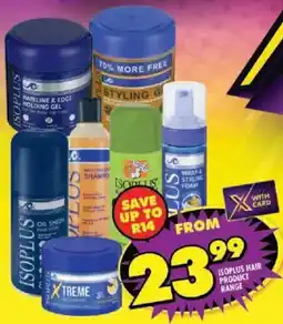 Shoprite Isoplus hair product range offer