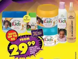Shoprite Caivil just for kids hair product range offer