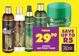Shoprite Sofnfree hair product range offer