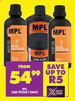 Shoprite MPL Hair product range offer
