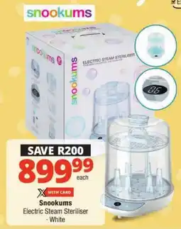 Checkers Snookums Electric Steam Steriliser offer