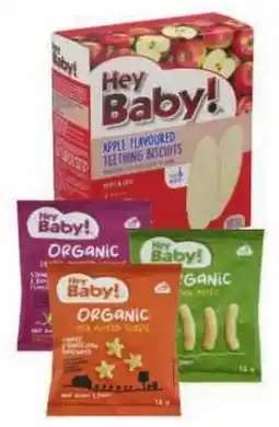 Checkers Hey Baby! Flavoured Teething Biscuits All Variants offer