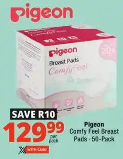 Checkers Pigeon Comfy Feel Breast Pads offer