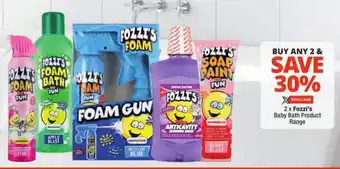 Checkers Fozzi's Baby Bath Product Range offer