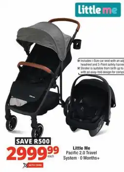 Checkers Little Me Pacific 2.0 Travel System offer