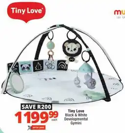 Checkers Tiny Love Black & White Developmental Gymini offer
