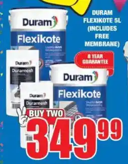 Boxer Build Duram Flexikote offer