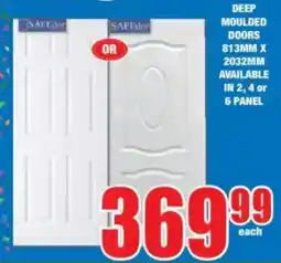 Boxer Build Deep moulded doors offer