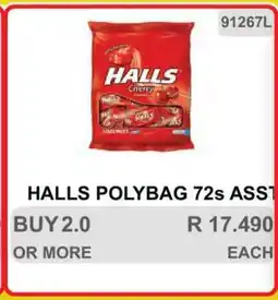 KitKat Cash and Carry HALLS POLYBAG 72s ASST offer