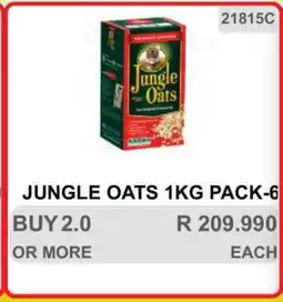 KitKat Cash and Carry Jungle Oats 1kg Pack-6 offer