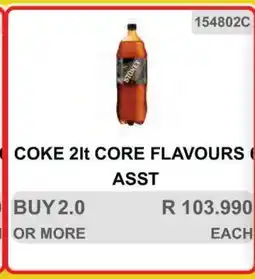 KitKat Cash and Carry COKE 2lt CORE FLAVOURS ASST offer