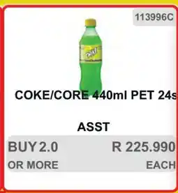 KitKat Cash and Carry COKE/CORE 440ml PET 24s offer
