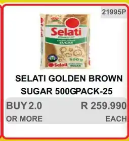KitKat Cash and Carry SELATI GOLDEN BROWN SUGAR 500GPACK-25 offer