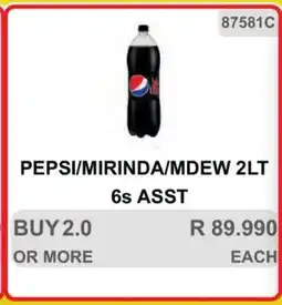 KitKat Cash and Carry PEPSI/MIRINDA/MDEW 2LT 6s ASST offer