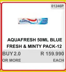 KitKat Cash and Carry Aquafresh 50ml Blue Fresh & Minty Pack-12 offer