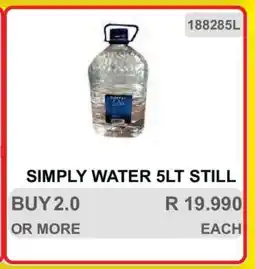 KitKat Cash and Carry SIMPLY WATER 5LT STILL offer