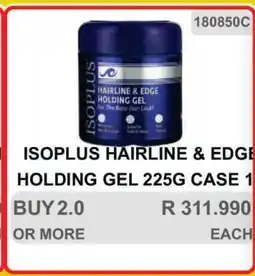 KitKat Cash and Carry ISOPLUS HAIRLINE & EDGE HOLDING GEL 225G CASE 1 offer