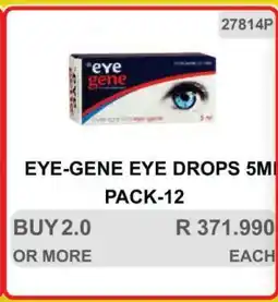 KitKat Cash and Carry EYE-GENE EYE DROPS 5ML PACK-12 offer