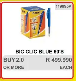 KitKat Cash and Carry BIC CLIC BLUE 60'S offer
