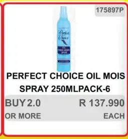 KitKat Cash and Carry PERFECT CHOICE OIL MOIS SPRAY 250MLPACK-6 offer