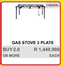 KitKat Cash and Carry Gas Stove 3 Plate offer