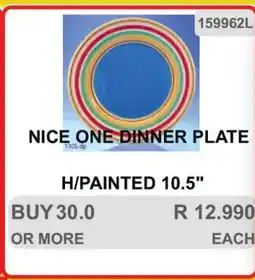 KitKat Cash and Carry NICE ONE DINNER PLATE offer