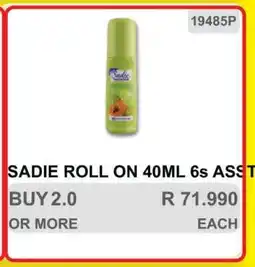 KitKat Cash and Carry Sadie Roll On 40ml 6s Assorted offer