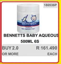 KitKat Cash and Carry BENNETTS BABY AQUEOUS 500ML 6S offer