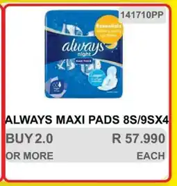 KitKat Cash and Carry ALWAYS MAXI PADS 8S/9SX4 offer