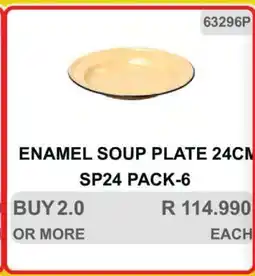 KitKat Cash and Carry ENAMEL SOUP PLATE 24CM SP24 PACK-6 offer