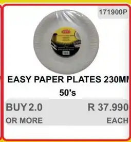 KitKat Cash and Carry EASY PAPER PLATES 230MM 50's offer