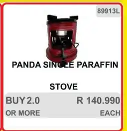 KitKat Cash and Carry PANDA SINGLE PARAFFIN STOVE offer