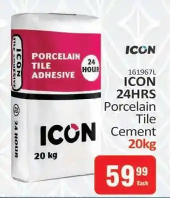 KitKat Cash and Carry ICON 24HRS Porcelain Tile Cement 20kg offer