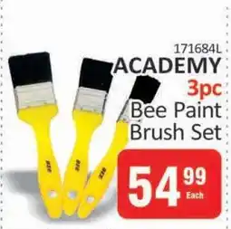 KitKat Cash and Carry ACADEMY 3pc Bee Paint Brush Set offer