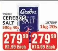 KitKat Cash and Carry Cerebos Salt 500g offer