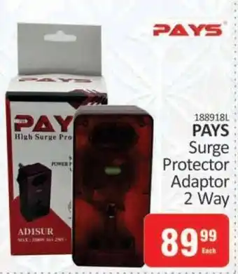KitKat Cash and Carry PAYS Surge Protector Adaptor 2 Way offer
