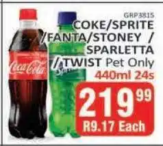 KitKat Cash and Carry Coke/Sprite/Fanta/Stoney/Sparletta/Twist Pet Only offer