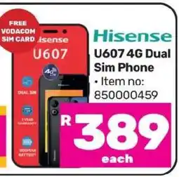 Game Hisense U607 4G Dual Sim Phone offer