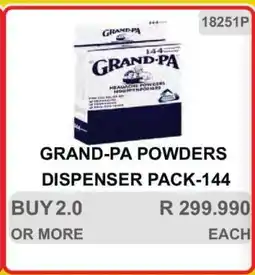 KitKat Cash and Carry GRAND-PA POWDERS DISPENSER PACK-144 offer