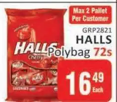 KitKat Cash and Carry HALLS Polybag 72s offer