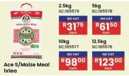 Africa Cash and Carry Ace Super Maize Meal offer
