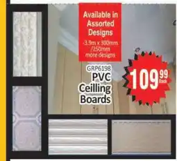 KitKat Cash and Carry GRP6198 PVC Ceiling Boards offer
