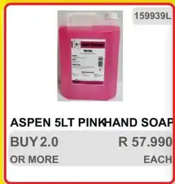 KitKat Cash and Carry ASPEN 5LT PINK HAND SOAP offer
