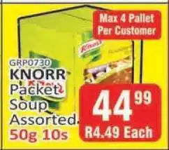 KitKat Cash and Carry Knorr Packet Soup Assorted offer