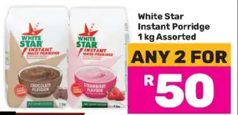 Game White Star Instant Porridge 1 kg Assorted offer
