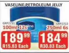 KitKat Cash and Carry Vaseline Petroleum Jelly 100ml offer