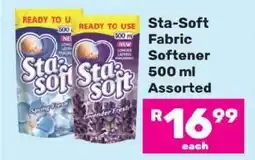 Game Sta-Soft Fabric Softener 500 ml Assorted offer