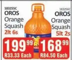KitKat Cash and Carry OROS Orange Squash 2lt 6s offer