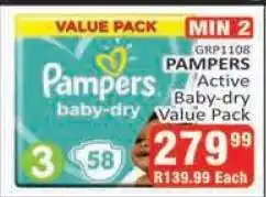 KitKat Cash and Carry Pampers Active Baby-Dry Value Pack offer