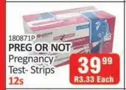 KitKat Cash and Carry PREG OR NOT Pregnancy Test- Strips 12s offer